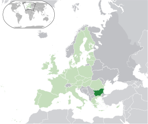 موقع  بلغاريا  (dark green) –   —  [Legend]