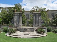 Use of steps at Villa la Magia, in Quarrata, Italy.
