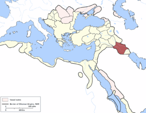 Baghdad Eyalet, Ottoman Empire (1609).png