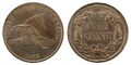 Flying Eagle small cent, 1858