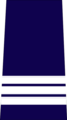 Capitaine (formerly Officer de la paix principal or Inspecteur principal)