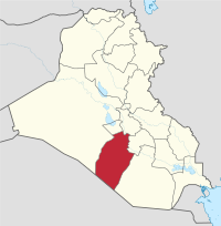 محافظة النجفموقع