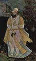 Portrait of Ibrâhîm 'Âdil Shâh II (1580-1626), Mughal Empire of India, 1615 AD.