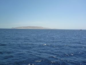 Shadwan from a boat