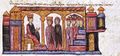 Constantine VII recalls his mother from exile (Fol. 120v)