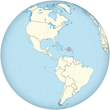 Location of Danish West Indies