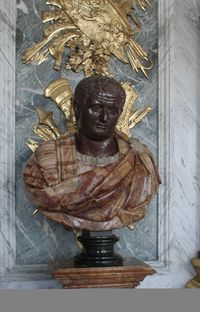 Château de Versailles, galerie des glaces, buste d'empereur romain 03 (Titus).jpg