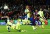 نادي برشلونة وجفاكي أثناء مباراة 10 أبريل بالدوري الإسباني 2012