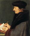 Erasmus by Hans Holbein the Younger, 1523