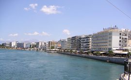 Chalcis' seafront